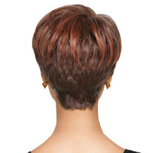 Load image into Gallery viewer, Sparky | Brown Short Pixie Cut Wavy Synthetic Hair Wig With Bangs