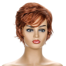Load image into Gallery viewer, Miranda | Brown Short Pixie Cut Wavy Synthetic Hair Wig
