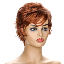 Load image into Gallery viewer, Miranda | Brown Short Pixie Cut Wavy Synthetic Hair Wig