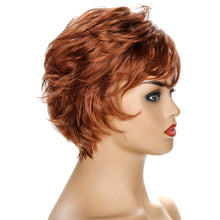 Load image into Gallery viewer, Miranda | Brown Short Pixie Cut Wavy Synthetic Hair Wig