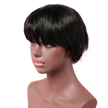Load image into Gallery viewer, Tulip | Black Short Pixie Cut Straight Synthetic Hair Wig
