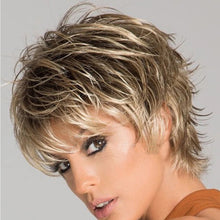 Load image into Gallery viewer, Tyler | Blonde Short Pixie Cut Wavy Synthetic Hair Wig