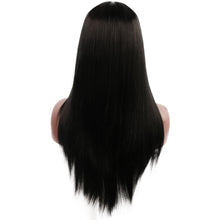 Load image into Gallery viewer, Ann | Black Long Straight Synthetic Hair Wig
