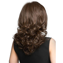 Load image into Gallery viewer, Betty | Black Long Wavy Synthetic Hair Wig With Bangs