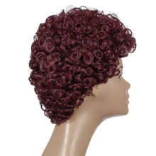 Load image into Gallery viewer, Wanda | Brown Short Pixie Cut Curly Synthetic Hair Wig