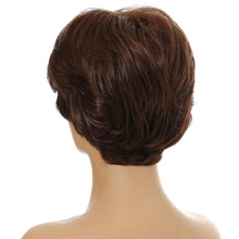 Load image into Gallery viewer, Yvonne | Brown Short Pixie Cut Wavy Synthetic Hair Wig