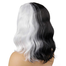 Load image into Gallery viewer, December | Grey Long Wavy Synthetic Hair Wig