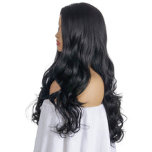 Load image into Gallery viewer, Annie | Black Long Wavy Synthetic Hair Wig