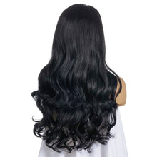 Load image into Gallery viewer, Annie | Black Long Wavy Synthetic Hair Wig