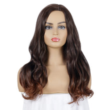 Load image into Gallery viewer, Lisa | Brown Long Wavy Synthetic Hair Wig