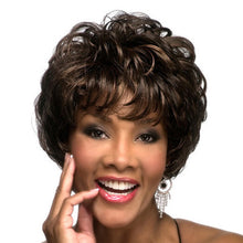 Load image into Gallery viewer, Ebony | Black Short Pixie Cut Curly Synthetic Hair Wig