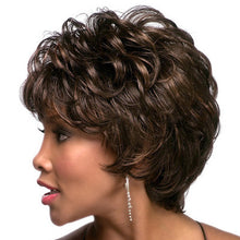 Load image into Gallery viewer, Ebony | Black Short Pixie Cut Curly Synthetic Hair Wig