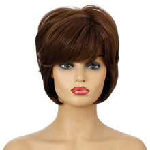 Load image into Gallery viewer, Gabrielle | Brown Short Pixie Cut Wavy Synthetic Hair Wig