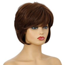 Load image into Gallery viewer, Gabrielle | Brown Short Pixie Cut Wavy Synthetic Hair Wig