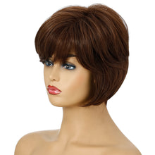 Load image into Gallery viewer, Gabrielle | Brown Short Pixie Cut Wavy Synthetic Hair Wig