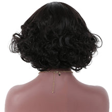 Load image into Gallery viewer, Throwback Thursday | Black Short Pixie Cut Wavy Synthetic Hair Wig