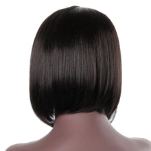 Load image into Gallery viewer, Debra | Black Medium Straight Synthetic Hair Wig