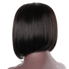 Load image into Gallery viewer, Debra | Black Medium Straight Synthetic Hair Wig