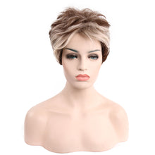 Load image into Gallery viewer, Christine | Blonde Short Pixie Cut Straight Synthetic Hair Wig With Bangs