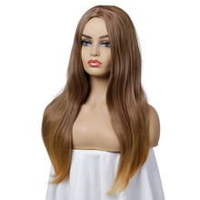 Load image into Gallery viewer, Kelly | Brown Long Straight Synthetic Hair Wig