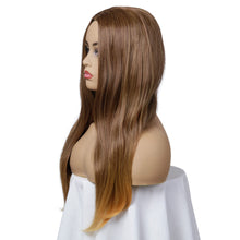 Load image into Gallery viewer, Kelly | Brown Long Straight Synthetic Hair Wig