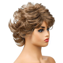 Load image into Gallery viewer, Melissa | Blonde Short Pixie Cut Wavy Synthetic Hair Wig