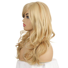 Load image into Gallery viewer, Carol | Blonde Long Wavy Synthetic Hair Wig