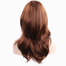 Load image into Gallery viewer, Winne | Brown Long Straight Synthetic Hair Wig