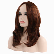 Load image into Gallery viewer, Winne | Brown Long Straight Synthetic Hair Wig