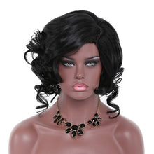 Load image into Gallery viewer, Debbie | Black Medium Curly Synthetic Hair Wig