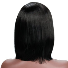 Load image into Gallery viewer, Chloe | Black Medium Straight Synthetic Hair Wig