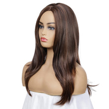 Load image into Gallery viewer, Miriam | Brown Long Straight Synthetic Hair Wig