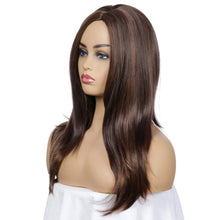 Load image into Gallery viewer, Miriam | Brown Long Straight Synthetic Hair Wig