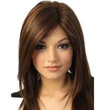 Load image into Gallery viewer, Miriam | Brown Long Straight Synthetic Hair Wig