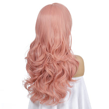 Load image into Gallery viewer, Sakura | Pink Long Wavy Synthetic Hair Wig
