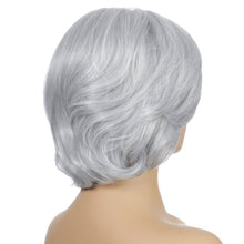 Load image into Gallery viewer, The Fox | Grey Medium Wavy Synthetic Hair Wig