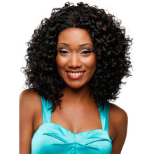 Load image into Gallery viewer, JOMO | Black Full Afro Kinky Curly Medium Length Synthetic Wig