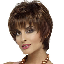 Load image into Gallery viewer, Bye Felicia | Brown Short Pixie Cut Wavy Synthetic Hair Wig