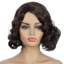 Load image into Gallery viewer, Rose | Black Short Pixie Cut Wavy Synthetic Hair Wig