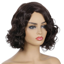 Load image into Gallery viewer, Rose | Black Short Pixie Cut Wavy Synthetic Hair Wig