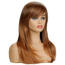 Load image into Gallery viewer, Daisy | Brown Long Straight Synthetic Hair Wig