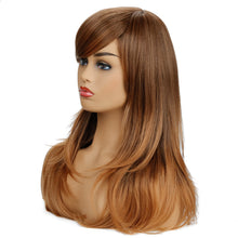 Load image into Gallery viewer, Daisy | Brown Long Straight Synthetic Hair Wig