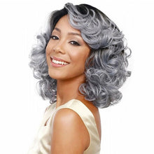Load image into Gallery viewer, Sharon | Grey Long Wavy Synthetic Hair Wig