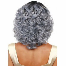 Load image into Gallery viewer, Sharon | Grey Long Wavy Synthetic Hair Wig
