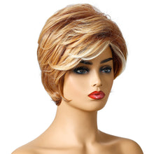 Load image into Gallery viewer, Sole Mate | Blonde Short Pixie Cut Wavy Synthetic Hair Wig