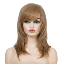 Load image into Gallery viewer, Whitney | Blonde Long Straight Synthetic Hair Wig With Bangs