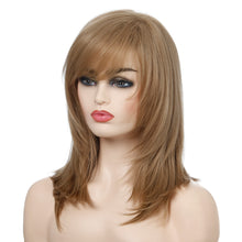 Load image into Gallery viewer, Whitney | Blonde Long Straight Synthetic Hair Wig With Bangs