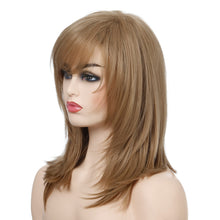 Load image into Gallery viewer, Whitney | Blonde Long Straight Synthetic Hair Wig With Bangs