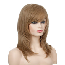 Load image into Gallery viewer, Whitney | Blonde Long Straight Synthetic Hair Wig With Bangs