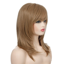 Load image into Gallery viewer, Whitney | Blonde Long Straight Synthetic Hair Wig With Bangs